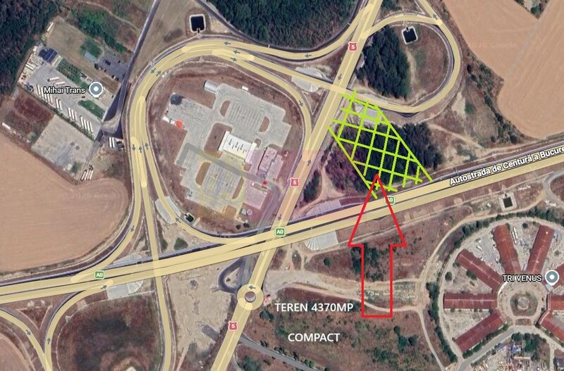 Teren la Jonctiunea dintre A0 si DN5